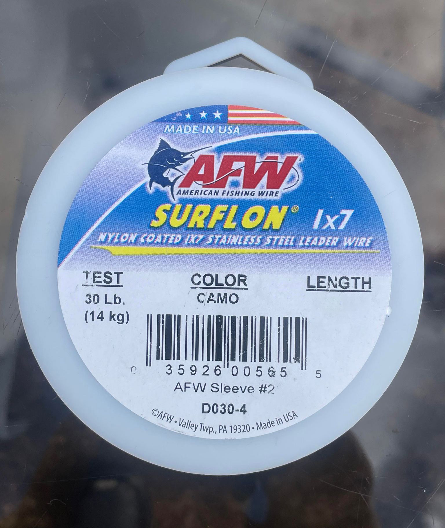 American Fishing Wire Surflon 1 X 7 Nylon Coated Stainless Steel Wire