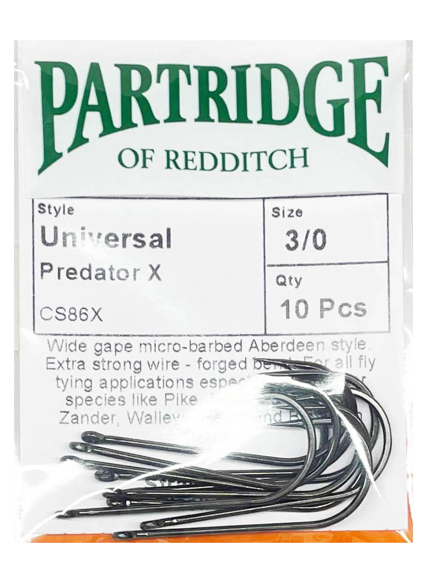 Partridge Wide Gape Predator Hooks –
