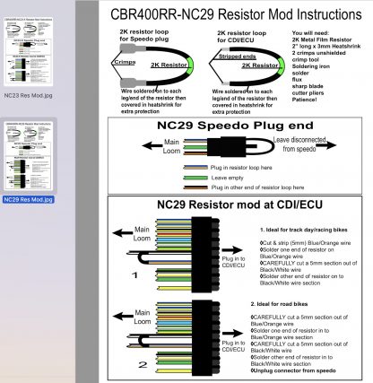 Honda CBR400 Manuals & Parts Micro Fishes - Image 6