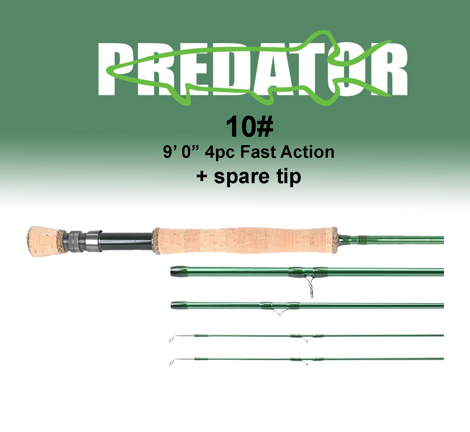 Green Predator Fly Rod Predator Fly Fishing
