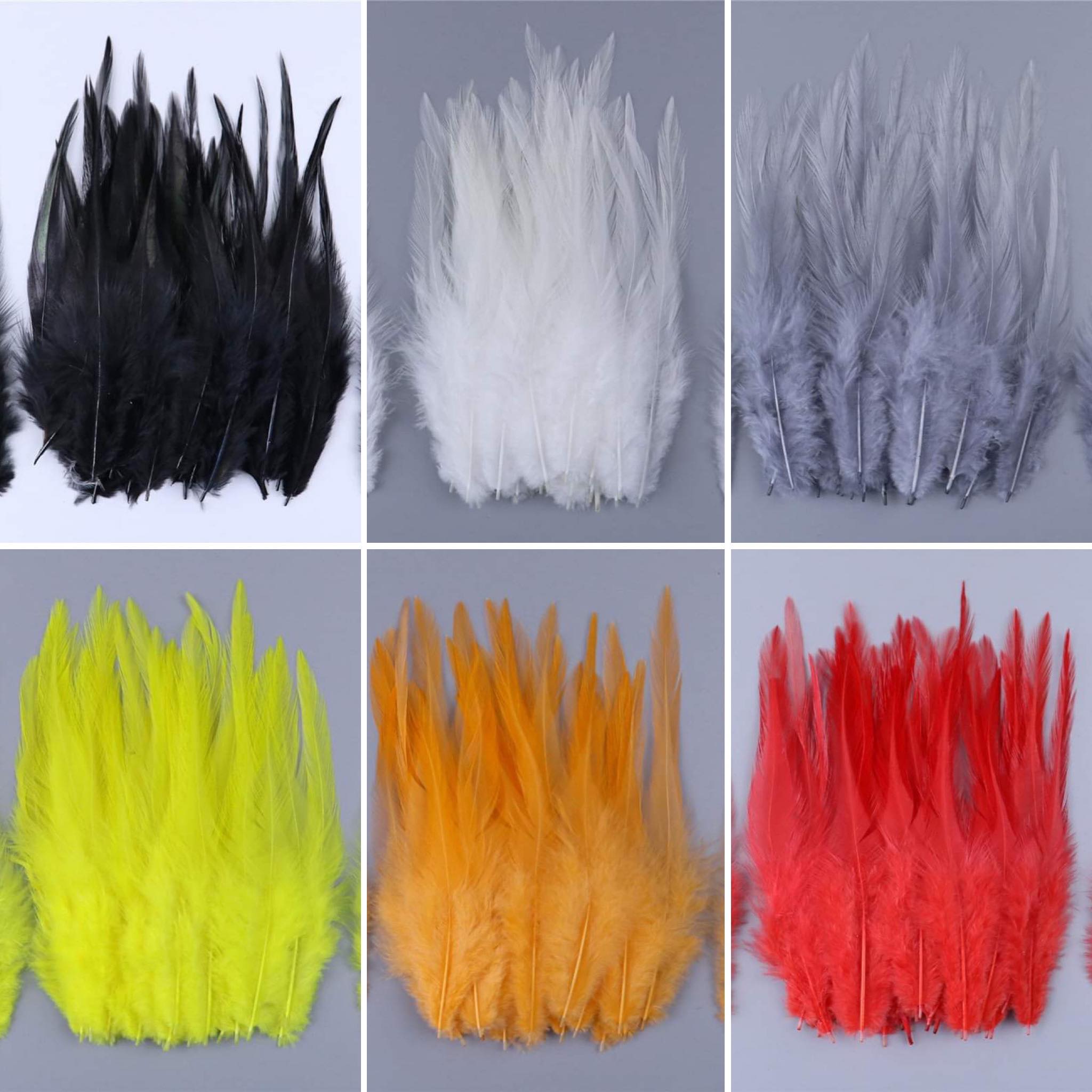 Saddle Hackle Feathers, Pike Tying Materials